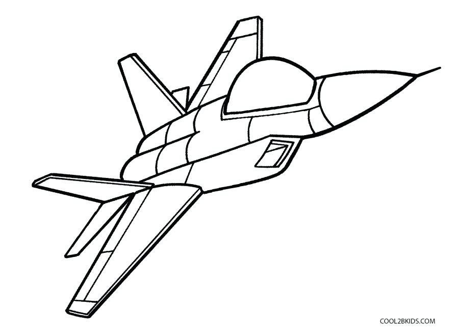 simple drawing of airplane