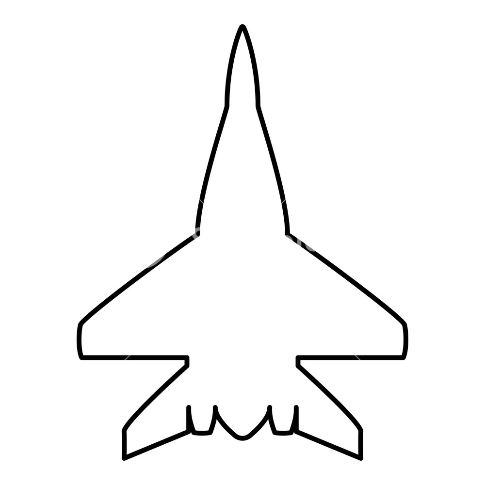 super simple airplane drawing