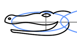 260x152 Cartoon Crocodile Step