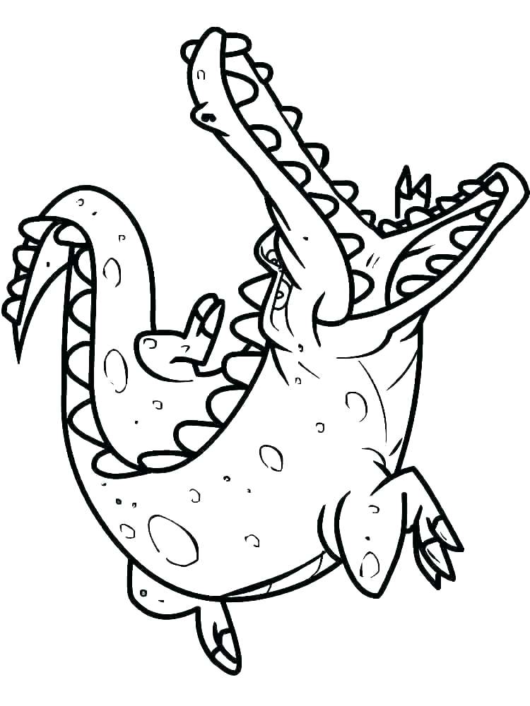 750x1000 Crocodile Coloring Pages Full Size Of Cute Crocodile Colouring