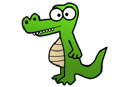 250x175 How To Draw Crocodiles Alligators Drawing Tutorials Drawing
