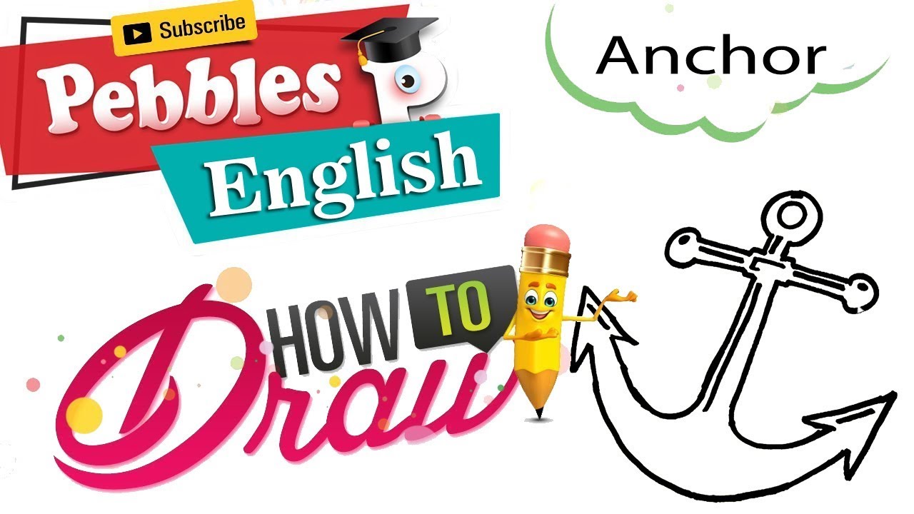 1280x720 How To Draw An Anchor In English Easy Simple Drawing Drawing