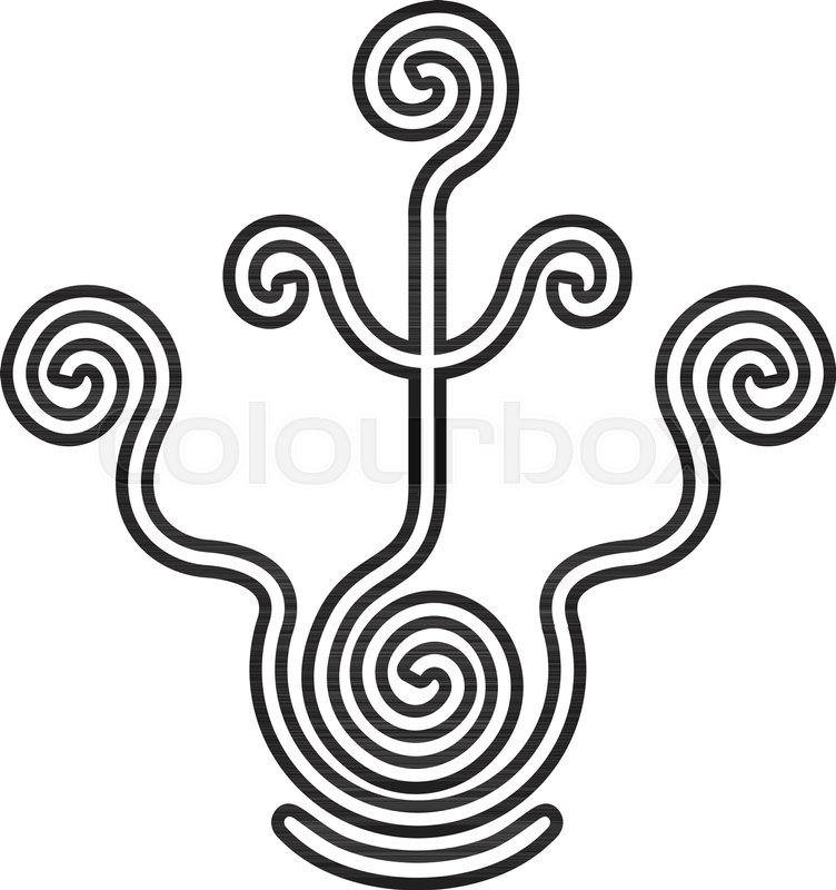 752x800 Spiral Anchor Icon Simple Stock Vector Colourbox