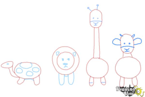 600x400 How To Draw Simple Animals