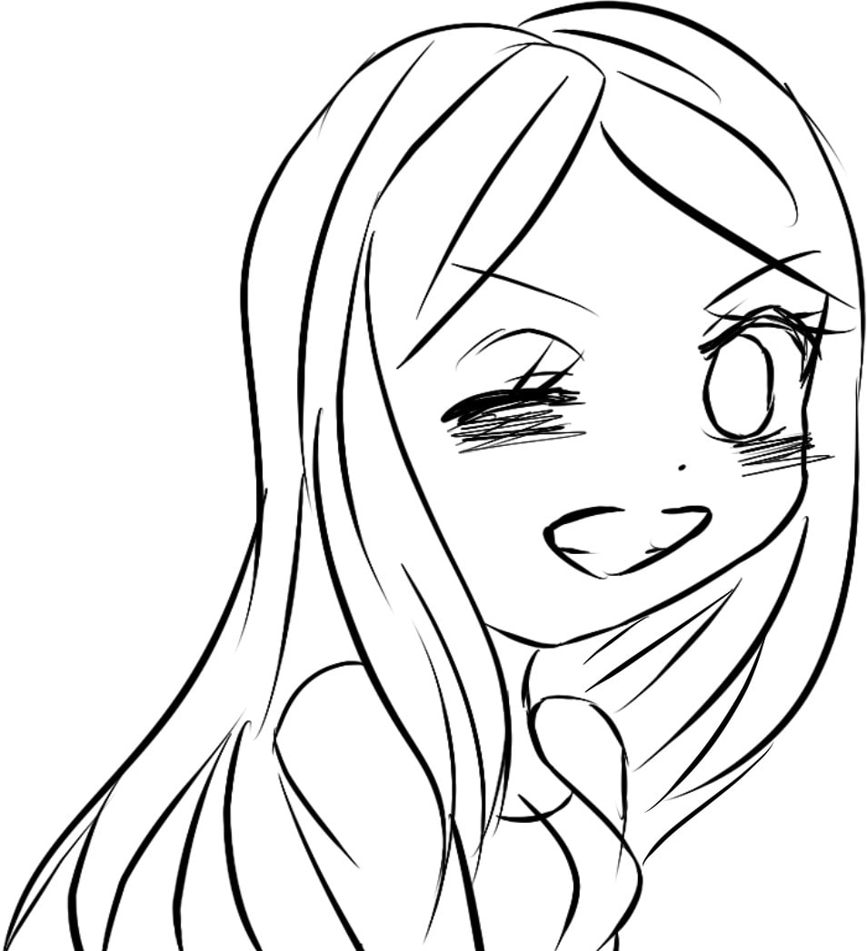 954x1047 Draw You As A Cute Anime Girl