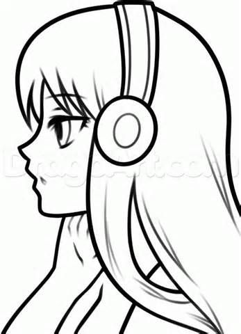347x480 Basic Anime Body Coloring Coloring Pages Drawing Ideas