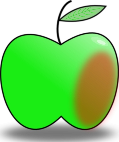 504x600 Simple Apple Clip Art Free Vector In Open Office Drawing