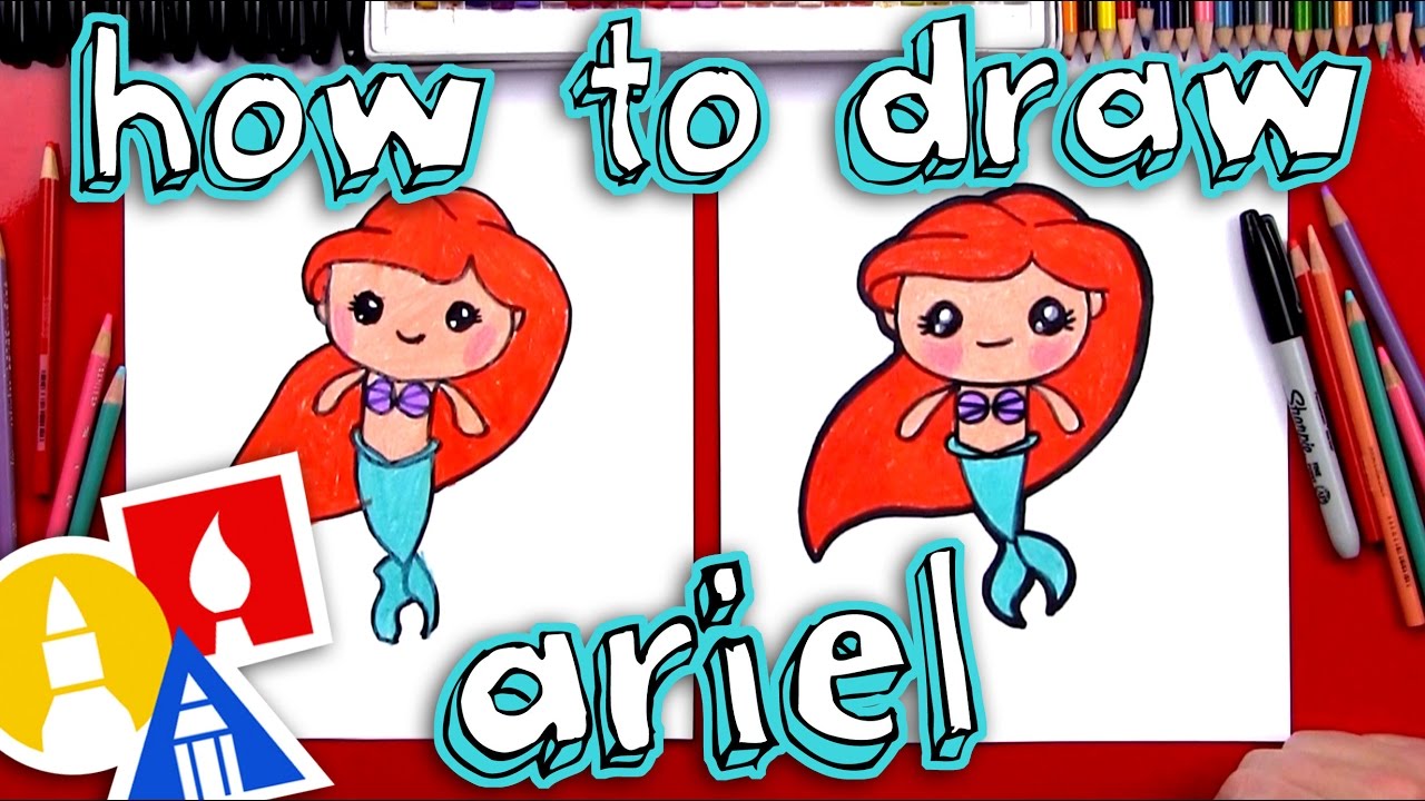 1280x720 How To Draw Ariel The Little Mermaid
