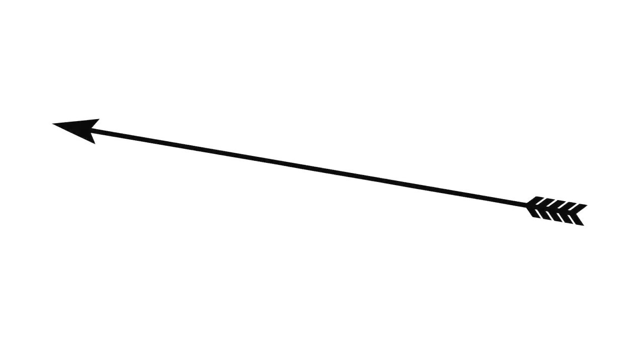 1280x720 How To Draw A Long Arrow