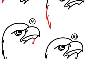 300x210 Eagle Head Drawing Step