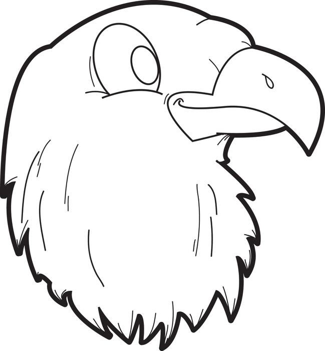 Simple Bald Eagle Drawing | Free download on ClipArtMag