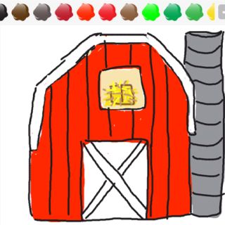 320x320 barn drawing draw something! barn drawing, easy