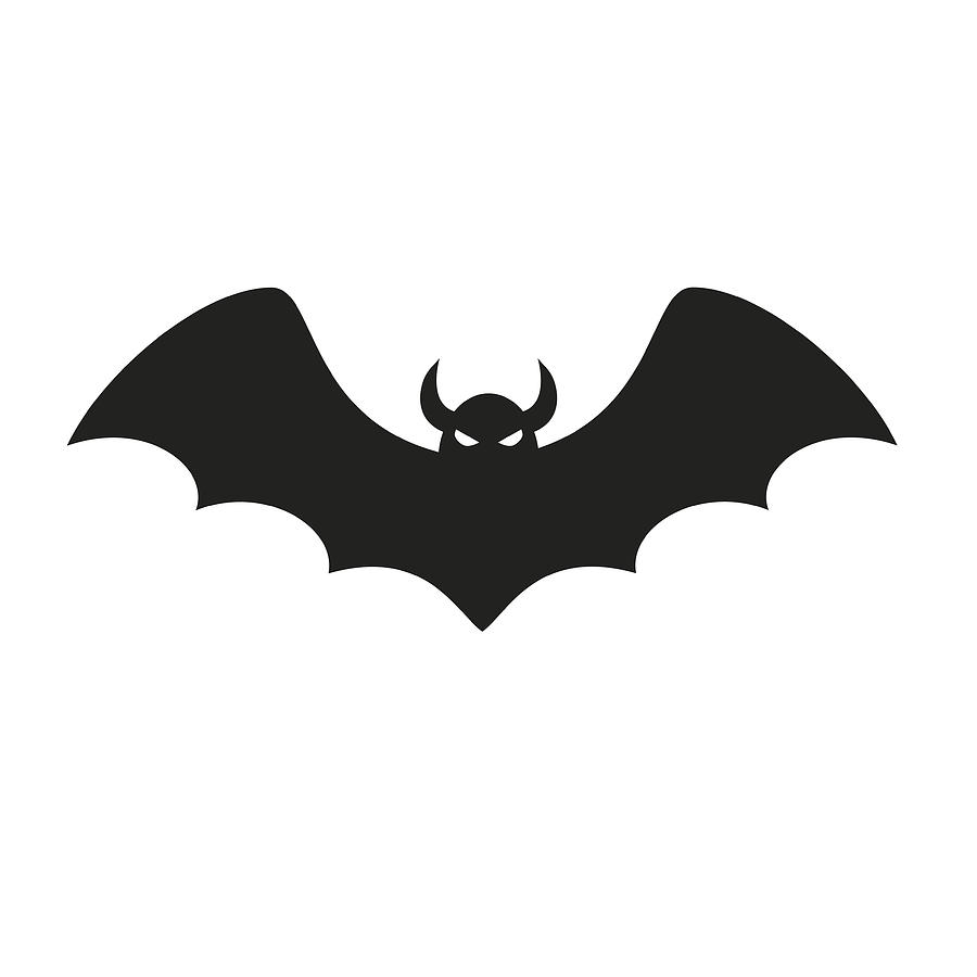 900x900 Flying Bat Simple Icon