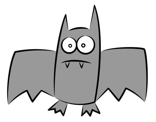 500x389 Bat Drawings