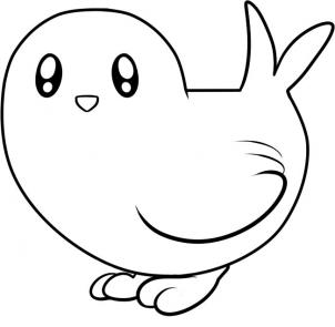 302x295 How To Draw How To Draw A Bird For Kids