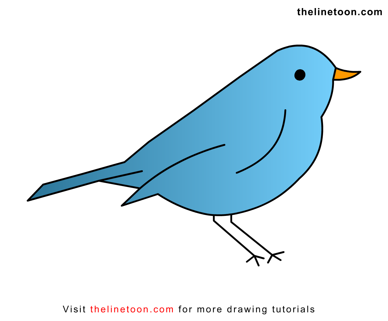 1302x1075 Simple Bird Drawing For Kids