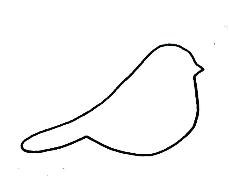 Simple Bird Line Drawing Free download on ClipArtMag