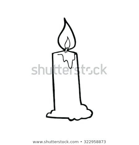 450x470 Drawing Of Candle Candle Drawing Candles Drawing Pictures