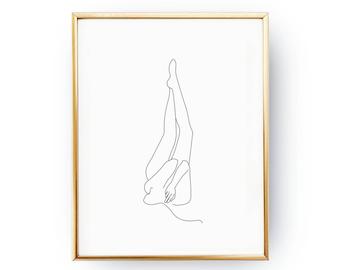 340x270 Hands On Face Lips Print Black And White Sketch Art Line Etsy