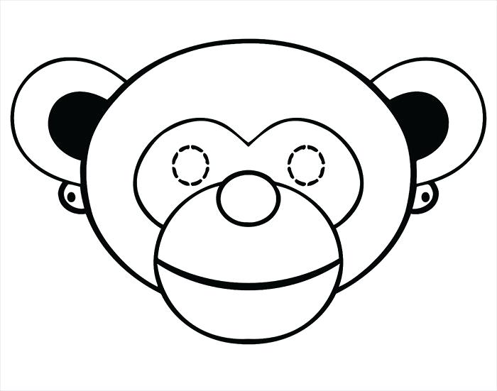 700x551 Simple Monkey Face Drawing At Monkey Drawing Free Download
