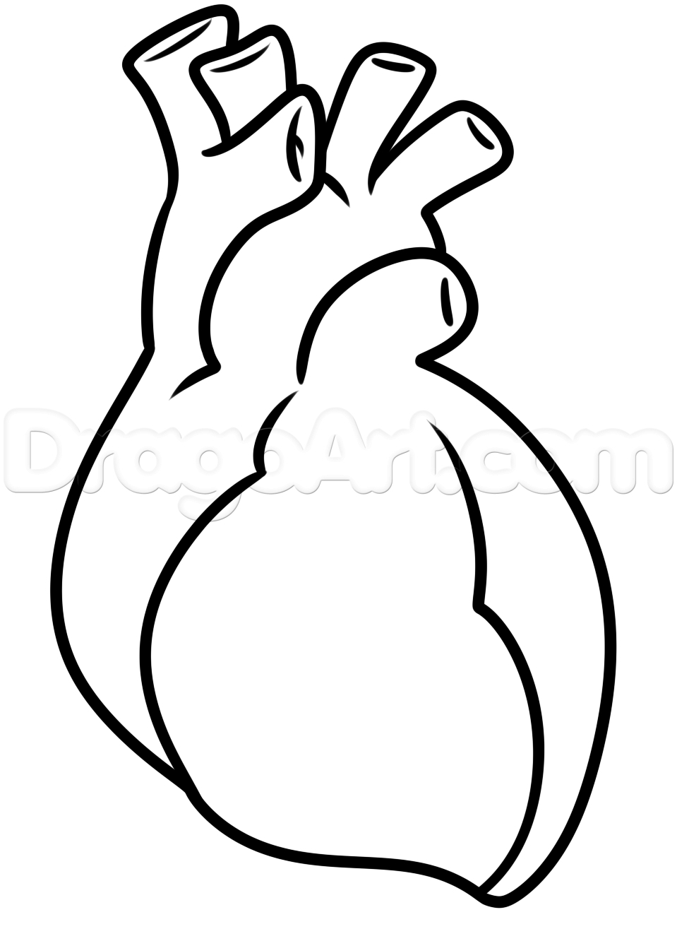 959x1315 Heart Drawing Simple For Free Download