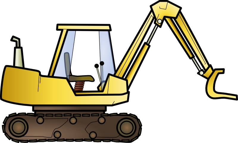 800x481 Bulldozer Simple Transparent Png Clipart Free Download