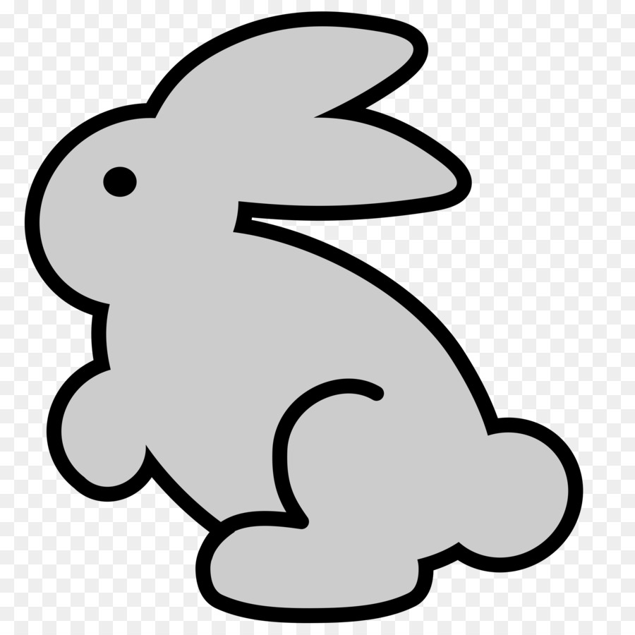 900x900 Drawing, Rabbit, Cartoon, Transparent Png Image Clipart Free
