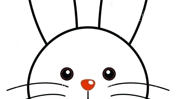 570x320 How To Draw A Simple Rabbit Draw Simple Cartoon Rabbit