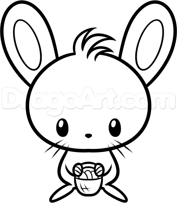 708x810 Simple Bunny Face Drawing At Getdrawings Com Free For Personal Use