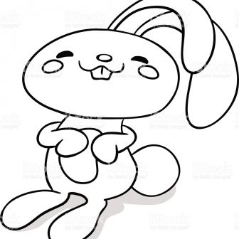 336x336 Simple Bunny Face Drawing Rabbit Easy Easter A Cute Carmi Chaelinn