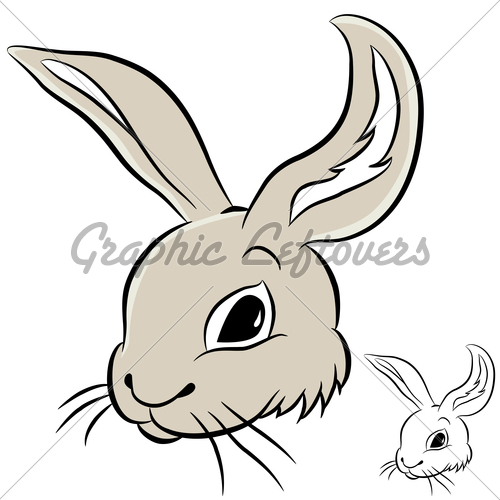 500x500 Using Guidelines To Help Draw The Easter Bunnys Face How To Draw