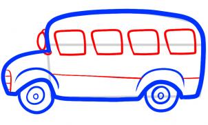 302x181 How To Draw How To Draw A Bus For Kids