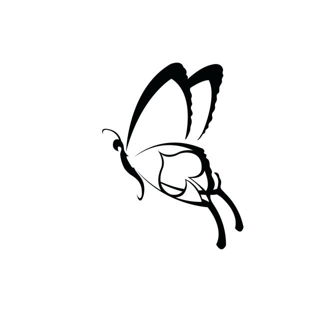 640x640 Free Butterfly Outline Download Free Clip Art Free Clip Art