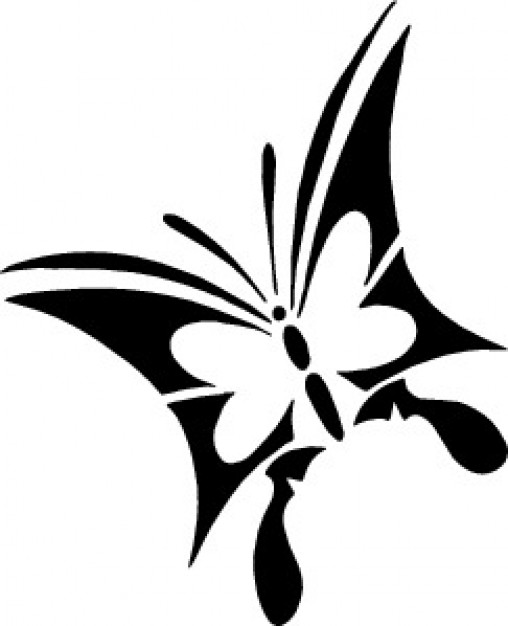 508x626 Simple Butterfly Drawing Vector Image Vector Free Download