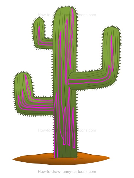 454x602 How To Draw A Cactus