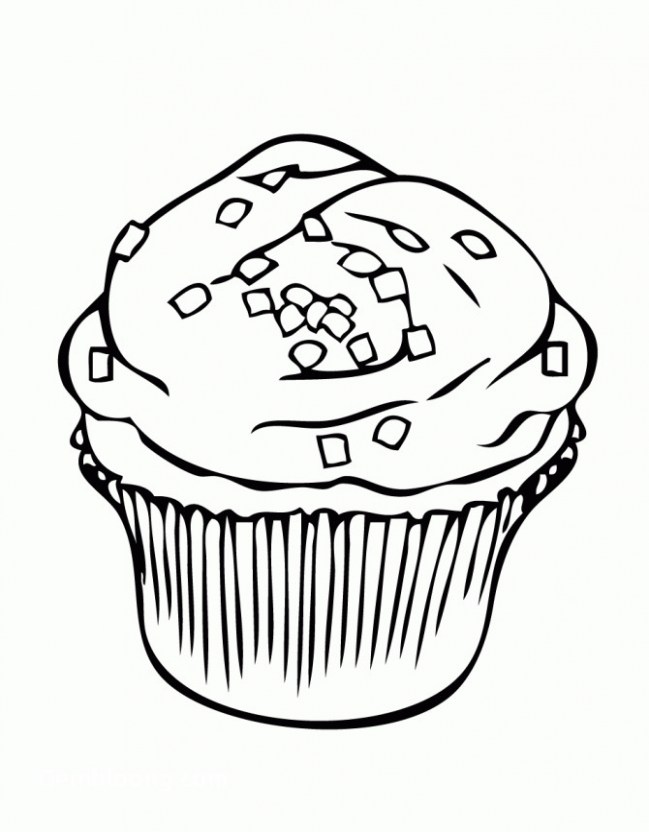 649x832 Cute Cupcake Coloring Pages Fresh Birthday Cupcake Coloring