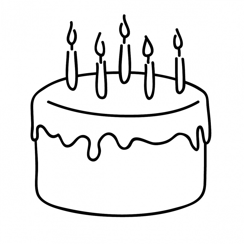 Simple Cake Drawing | Free download on ClipArtMag