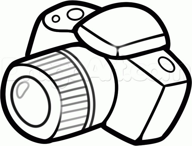 644x492 Simple Camera Drawing