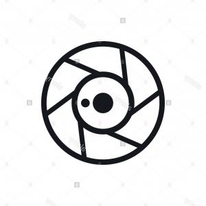 300x300 Stock Photo Camera Lens Icon Simple Style Soidergi