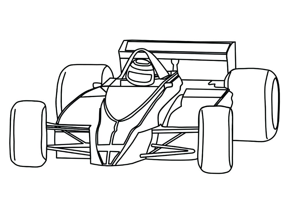 1000x772 Simple Race Car Drawing At Free For Personal Use Race Car Color
