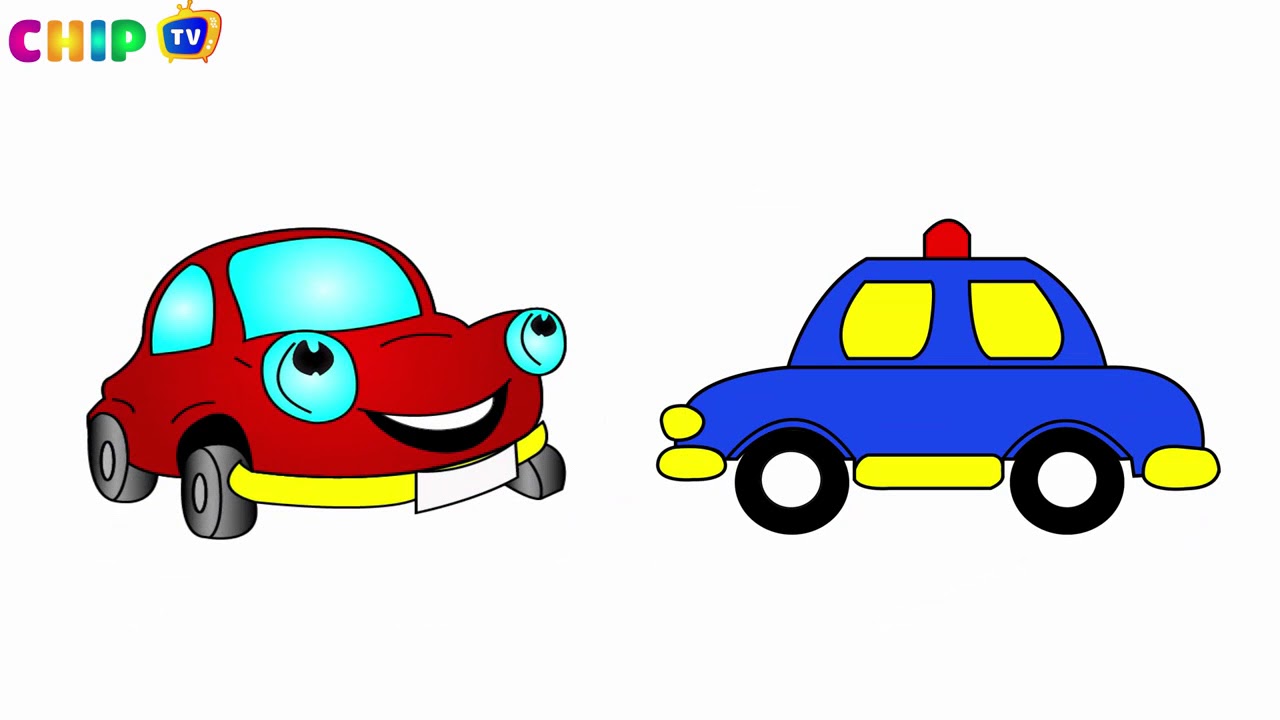 1280x720 Simple Example Car Coloring Pages
