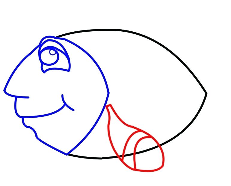 771x623 Easy Steps To Draw A Fish