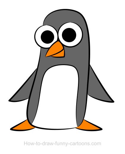 420x518 Penguin Drawings