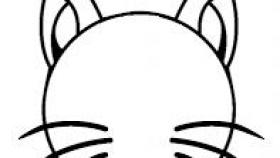280x158 How To Draw A Cat Face Easy Step