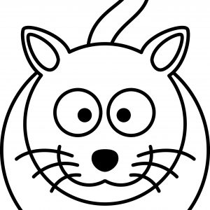 300x300 Simple Cat Drawing Best Cat Face Drawing Save Simple Cat Face