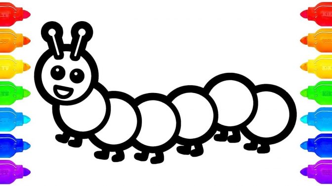 672x378 Coloring Pages Extraordinary Caterpillar Coloring Sheet