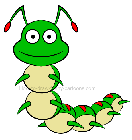461x489 How To Create A Caterpillar Clip Art