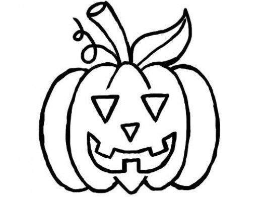 520x416 Simple Halloween Drawings Easy Halloween Drawing