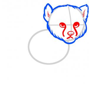302x294 How To Draw A Baby Cheetah, Baby Cheetah, Step