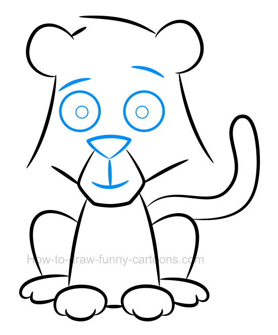 552x665 How To Draw A Cute Baby Cheetah